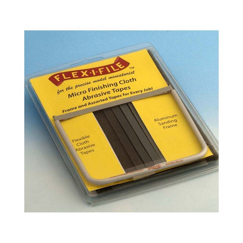 Flex-I-File 15129 Micro Finishing Cloth Abrasives Tapes & Frame set - BlackMike Models