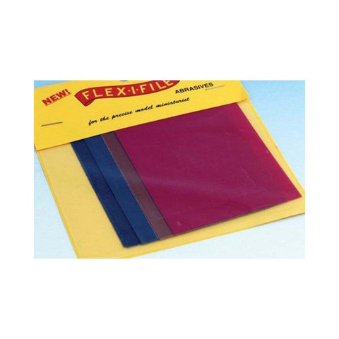 Flex-I-File FF801 Mylar Polyester Abrasive Sheet set - BlackMike Models