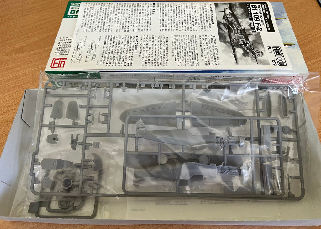 plastic model kit in plastic packaging