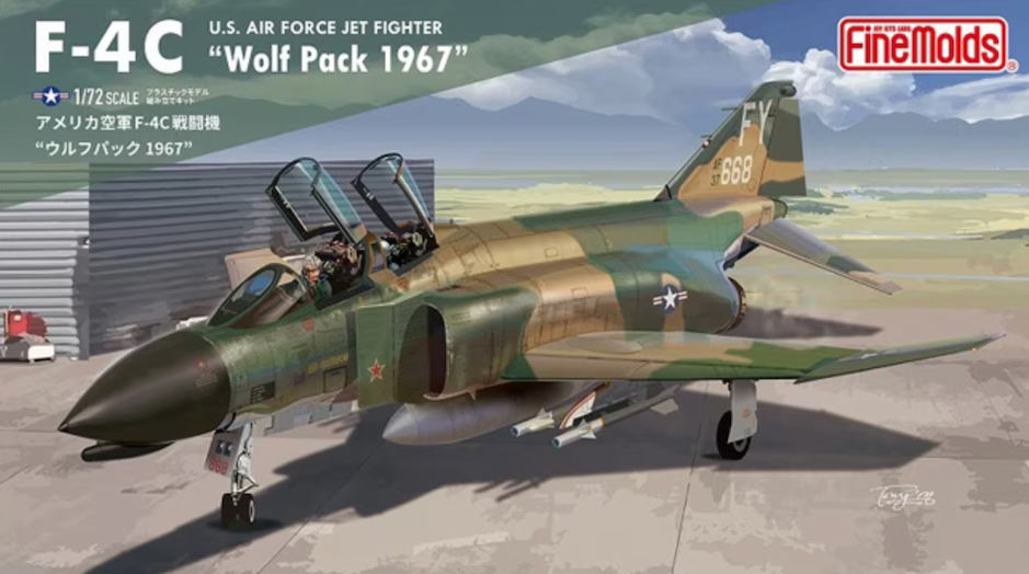 Finemolds 72846 1/72 scale USAF F-4C "Wolfpack 1967" kit - BlackMike Models