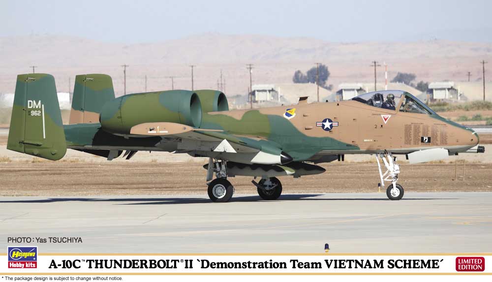 Hasegawa 1/72 A-10C Thunderbolt II "Demonstration Team Vietnam Scheme" Ltd. Ed. kit - BlackMike Models