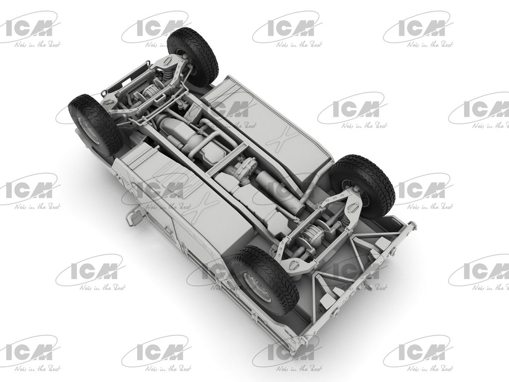 ICM 35436 1/35 Humvee M1097A2 Cargo Carrier kit