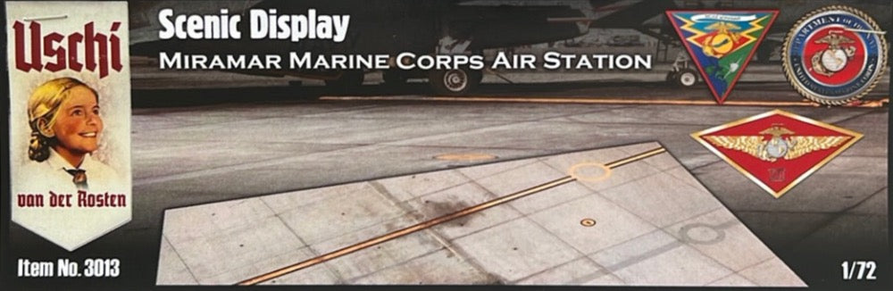 Uschi Van Der Rosten 3013 1/72 scale Miramar Marine Corps Air Station Scenic Display set - BlackMike Models