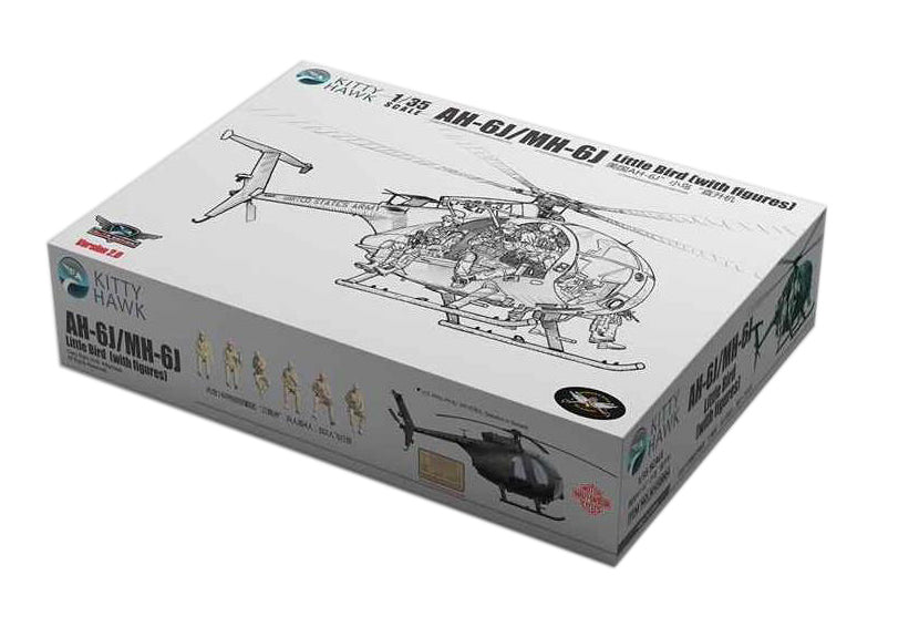 Kitty Hawk Ah-6J/MH-6J kit box