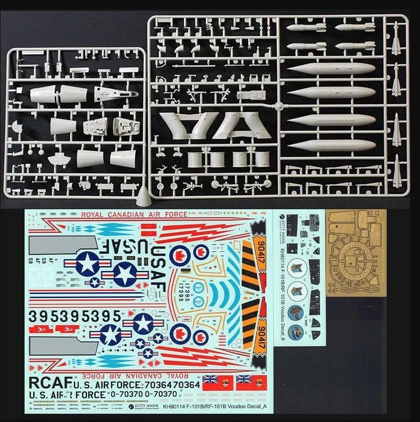 Kitty Hawk KH80114 1/48 F-101B/RF-101B Voodoo kit