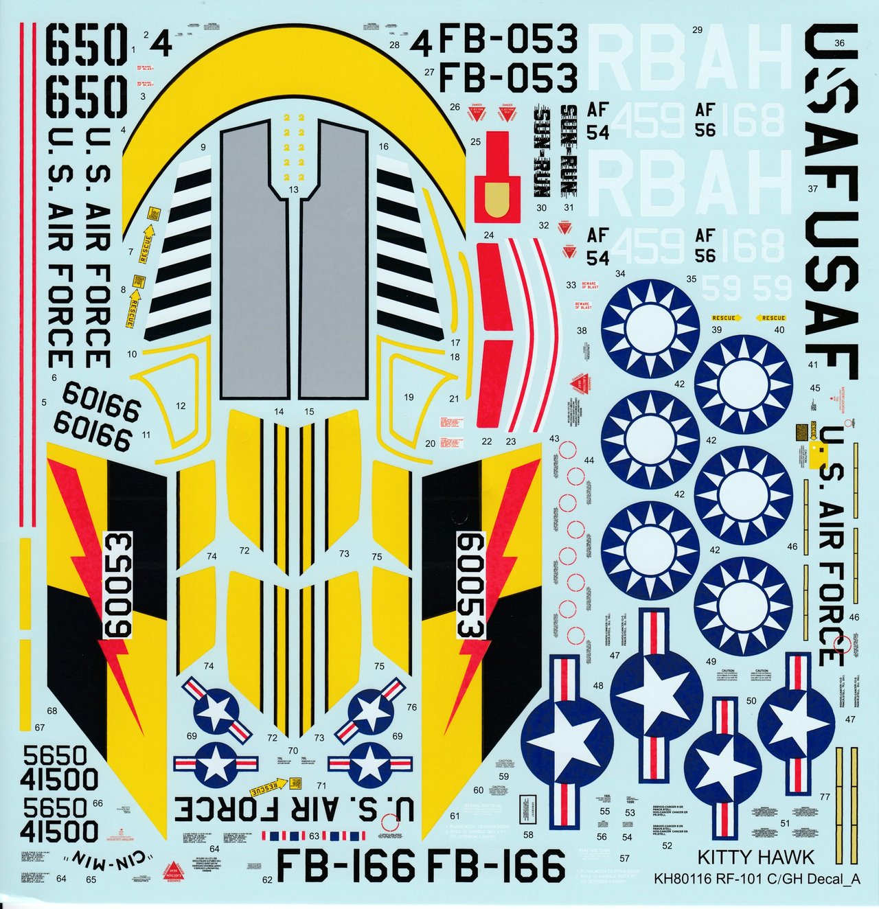 RF-101 voodoo decals
