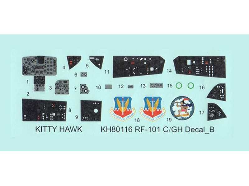 Kitty Hawk KH80116 1/48 RF-101C G/H Voodoo kit