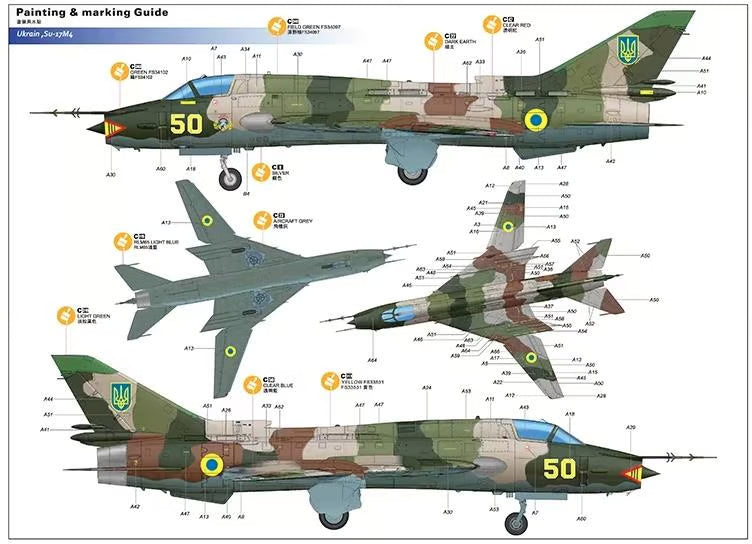 Kitty Hawk KH80144 1/48 Sukhoi Su-17M3/M4 Fitter K kit
