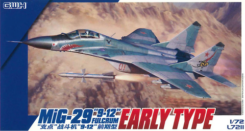 Great Wall Hobby L7211 1/72 scale Mig-29 Fulcrum A 9-12 early type kit - BlackMike Models