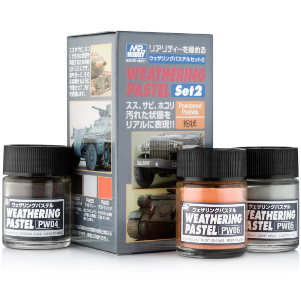 Mr Hobby PP102 Mr Weathering Pastel Set 2 - BlackMike Models