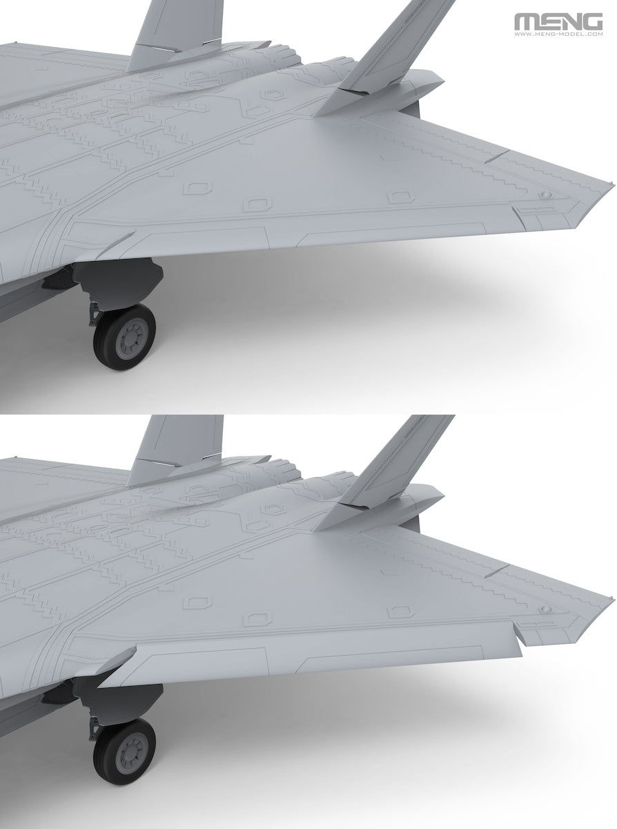 Meng LS-002 1/48 scale Chinese J-20 Stealth Fighter kit 4 - BlackMike Models