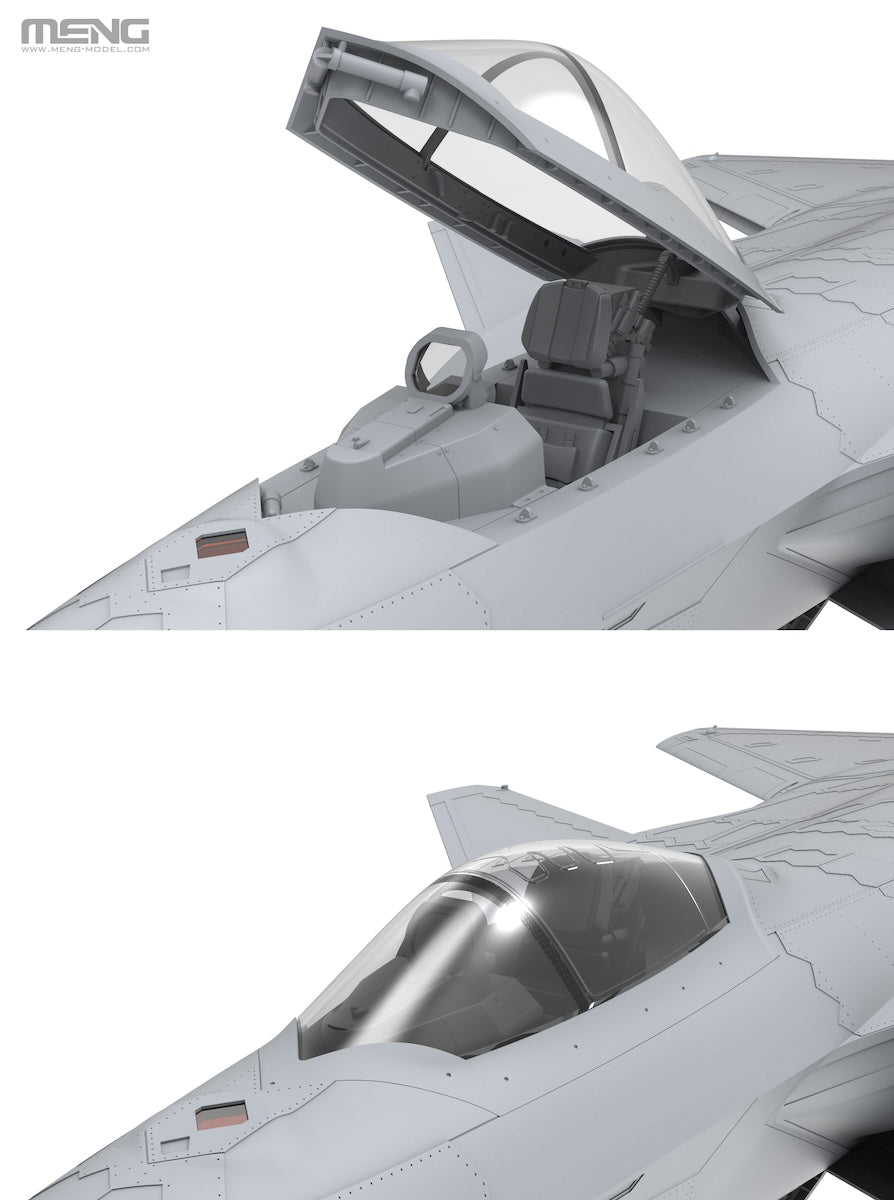 Meng LS-002 1/48 scale Chinese J-20 Stealth Fighter kit 5 - BlackMike Models