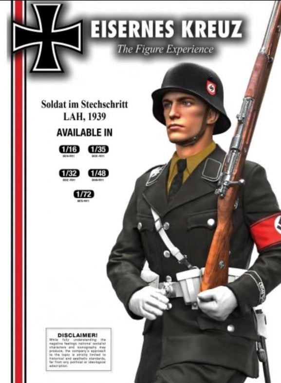 Eisernes Kreuz EK48-F011 1/48 scale Soldat im Stechschritt LAH, 1939 kit - BlackMike Models