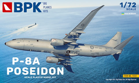 Big Planes Kits 7222 1/72 scale Boeing P-8A Poseidon model kit - BlackMike Models
