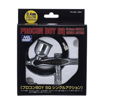 Mr Hobby PS-268 Procon Boy SQ single action airbrush - BlackMike Models