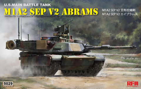 Rye Field Model RM5029 1/35 scale M1A2 SEP V2 Abrams MBT kit - BlackMike Models