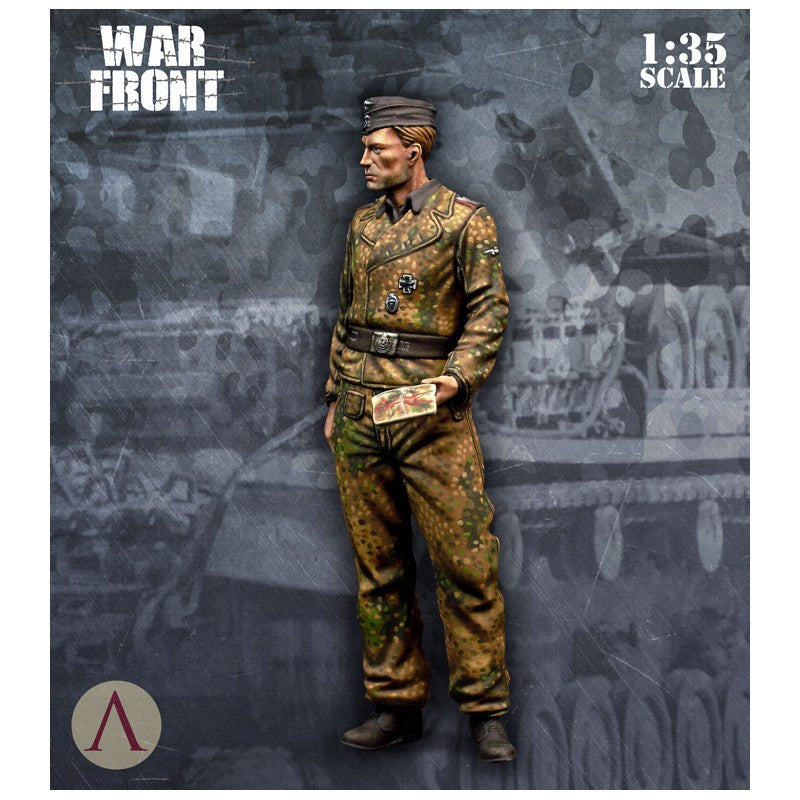 Scale75 War Front Figure Series 1/35 scale WW2 German SS Tanker Officer resin figure kit 2 - BlackMike Models