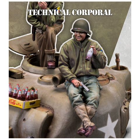 Scale75 War Front Figure Series 1/35 scale WW2 US Technical Corporal resin figure kit - BlackMike Models