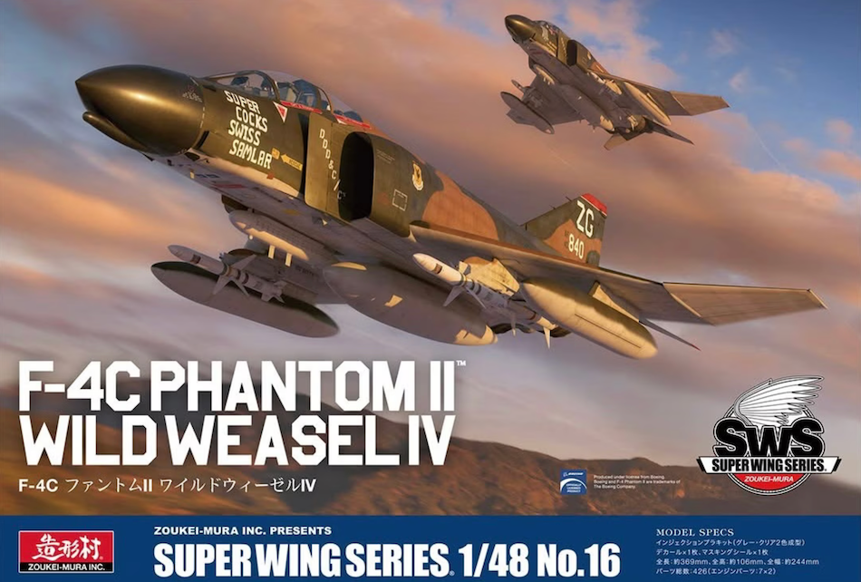 F-4C Wild Weasel kit box art