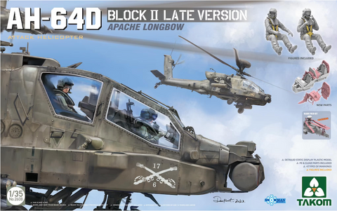 Takom 2608 1/35 AH-64D Block II Late Apache Longbow kit - BlackMike Models