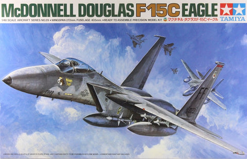 Tamiya 61029 1/48 scale McDonnell Douglas F-15C Eagle kit - BlackMike Models