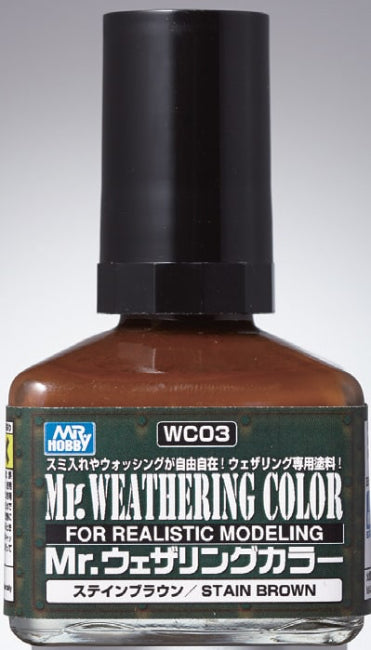 Mr Weathering Color WC03 Stain Brown Wash 40ml