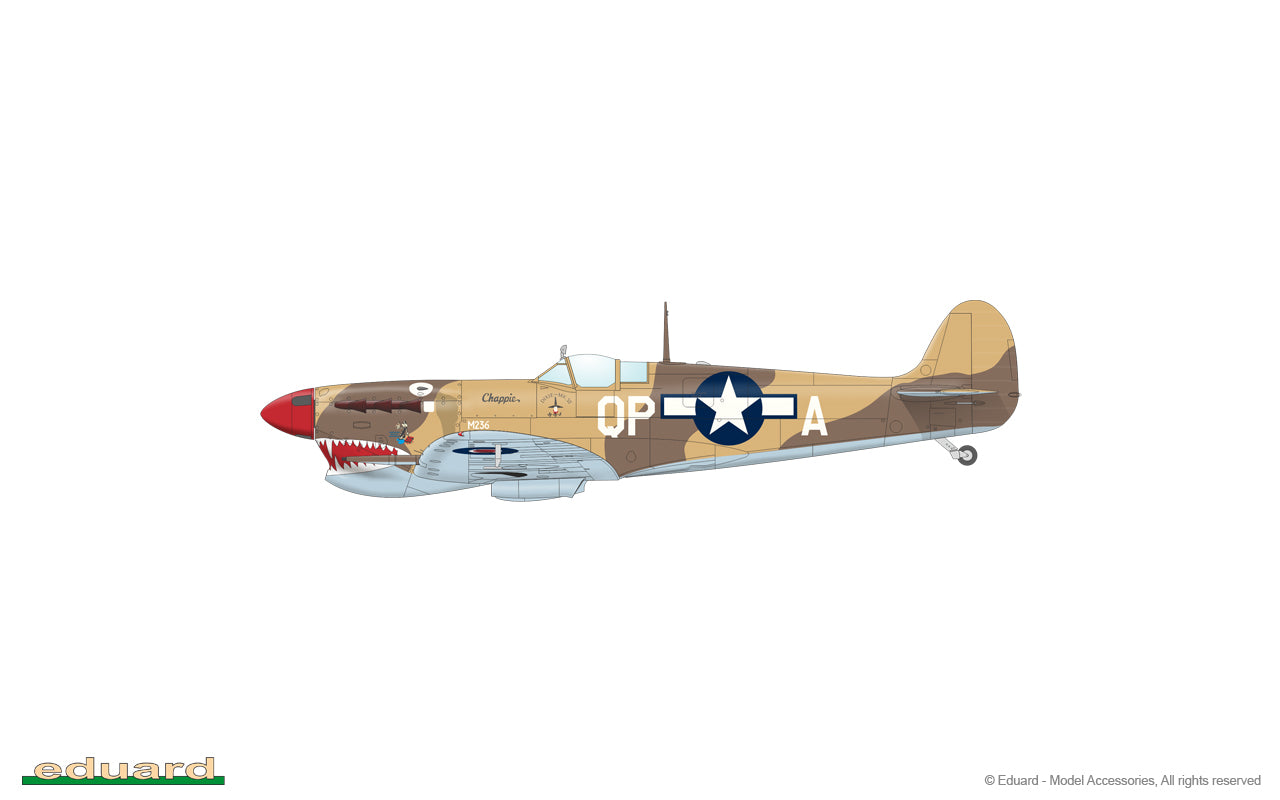 Eduard 11149 Eagles Call Spitfire Mk.V kit Decal Option 3 - BlackMike Models