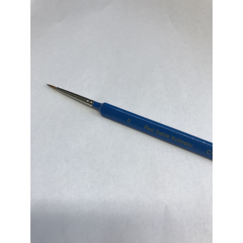 3355-0 Paint Brush Red Sable Kolinsky Size 0 - BlackMike Models