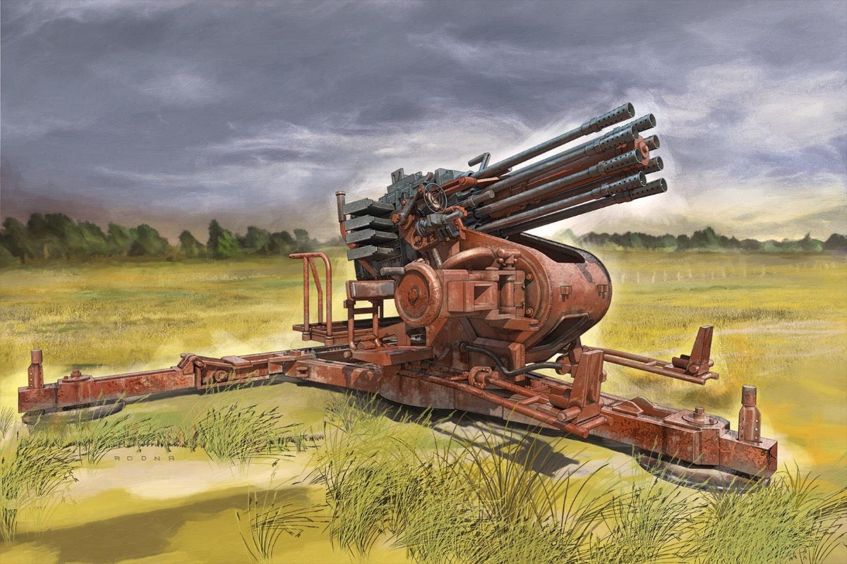 Das Werk DW35005 1/35 2cm Salvenmaschinenkanone SMK 18 typ 2 kit boxart - BlackMike Models