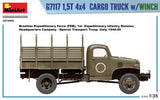 Miniart 35389 1/35 scale G7117 1.5T 4x4 cargo truck with winch kit 3 - BlackMike Models