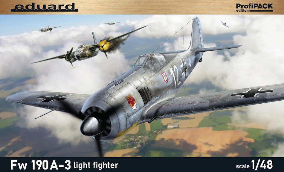 Eduard 82141 1/48 scale Fw190A-3 Light Fighter Profipack Edition kit - BlackMike Models