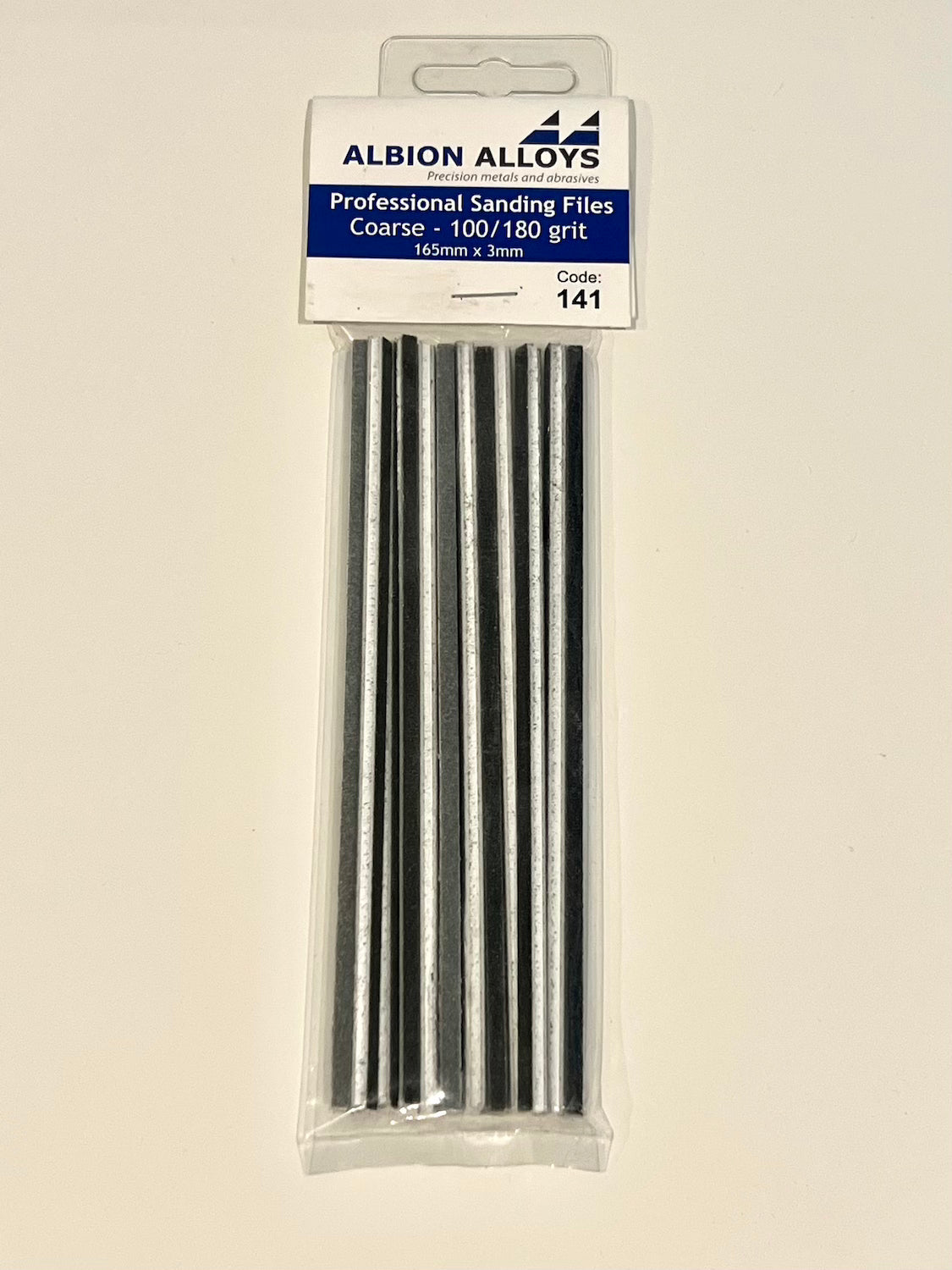 Albion Alloys Professional Sanding Files 3mm x 165mm (12 files pre pack) - BlackMike Models