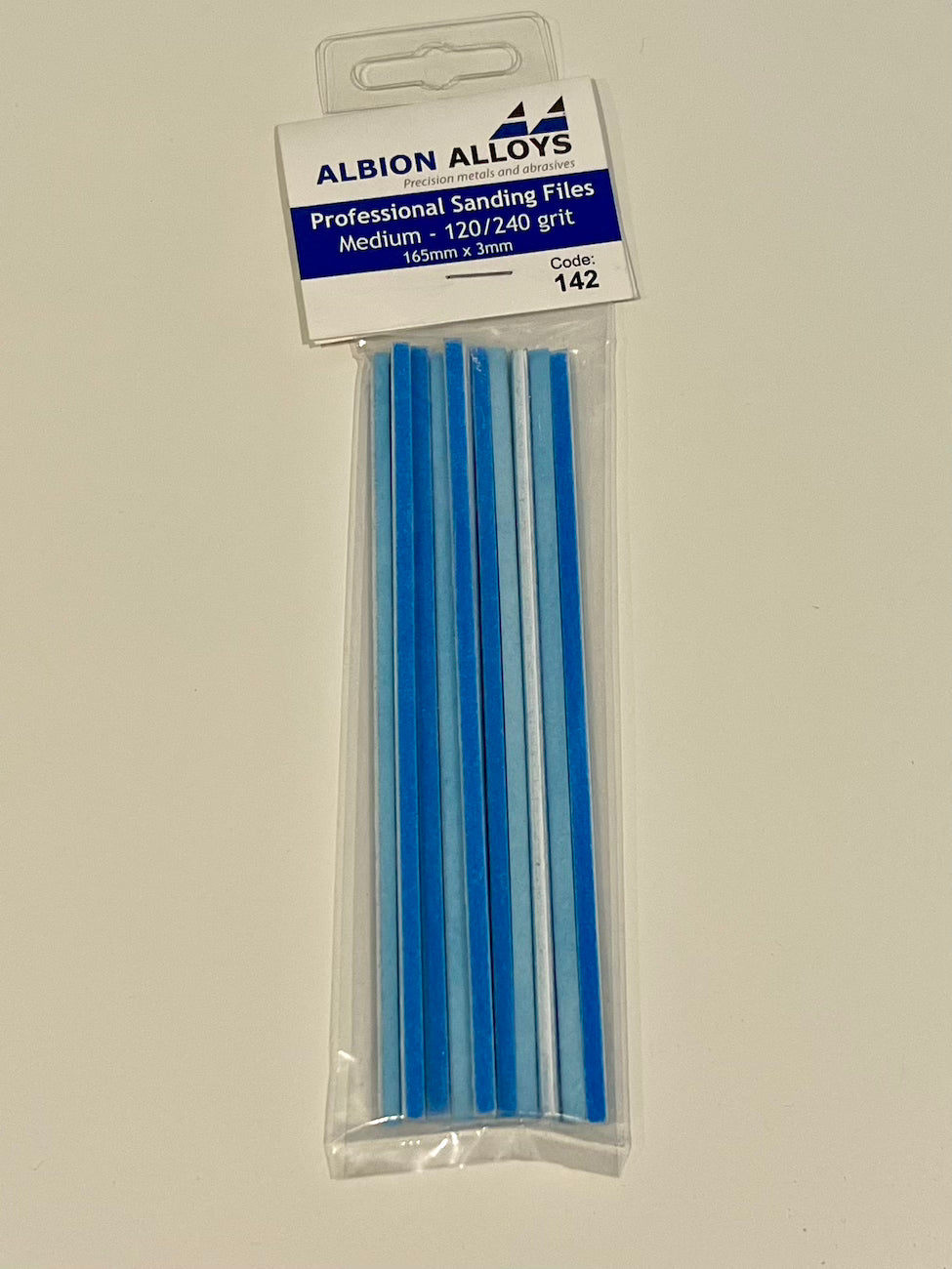 Albion Alloys Professional Sanding Files 3mm x 165mm (12 files pre pack) - BlackMike Models