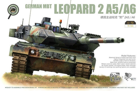 Border Models KT 7201 1/72 scale German Leopard 2A5/6 MBT kit - BlackMike Models