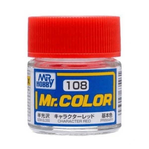 Mr Color C108 Character Red acrylic paint 10ml - BlackMike Models