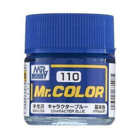 Mr Color C110 Character Blue Semi Gloss acrylic paint 10ml - BlackMike Models