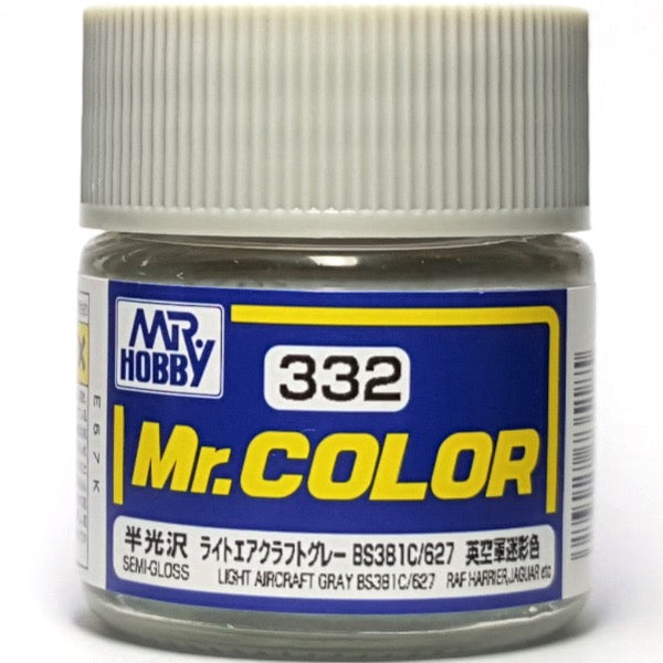 Mr Color C332 Light Aircraft Gray BS381C/627 Semi Gloss acrylic paint ...