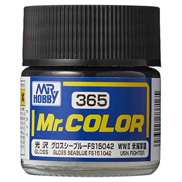 Mr Color C365 Gloss Sea Blue FS151042 Gloss acrylic paint 10ml - BlackMike Models