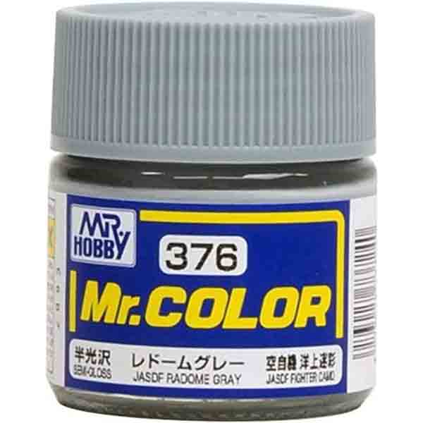 Mr Color C376 JASDF Radome Gray semi gloss acrylic paint 10ml - BlackMike Models