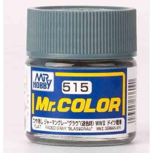 Mr Color C515 Faded Gray (Blassgrau) Flat acrylic paint 10ml - BlackMike Models