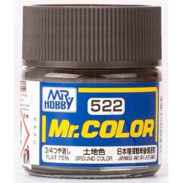 Mr Color C522 Ground Color IJA 75% Flat acrylic paint 10ml - BlackMike Models