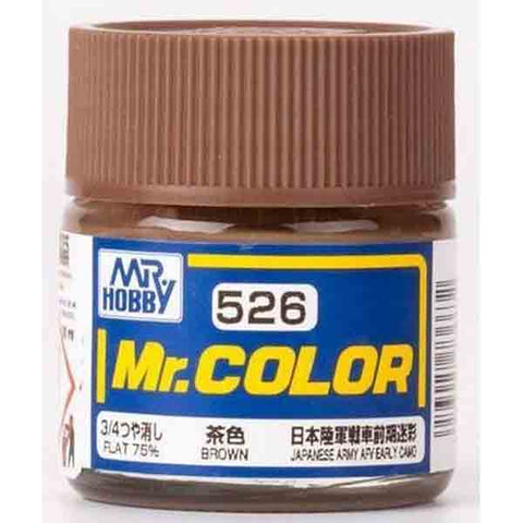Mr Color C526 Brown IJA 75% Flat acrylic paint 10ml - BlackMike Models