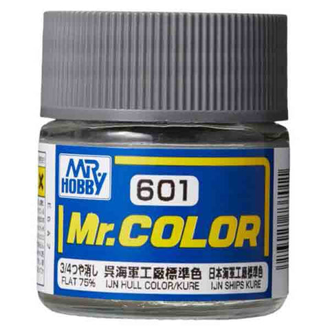 Mr Color C601 IJN Hull Color/Kure 75% Flat acrylic paint 10ml - BlackMike Models