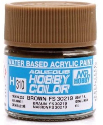 Mr Hobby H310 FS30219 Brown acrylic paint - BlackMike Models