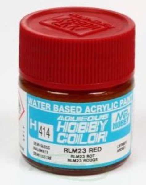 Mr Hobby H414 RLM23 Red acrylic paint 10ml - BlackMike Models