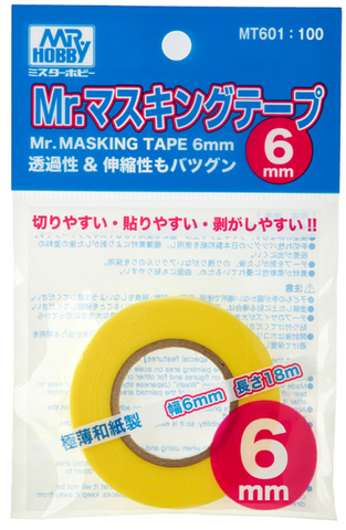 Mr Masking Tape 6mm x 18m pack - BlackMike Models