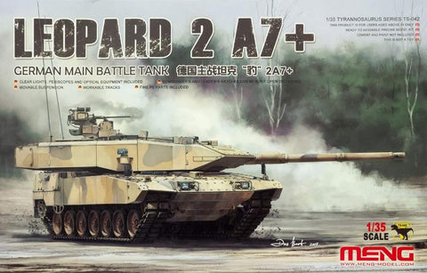 Meng TS-042 1/35 Leopard 2 A7+ German Main Battle Tank - BlackMike Models