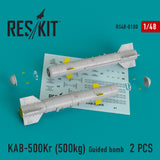 ResKit RS48-100 1/48 KAB-500Kr Russian guided bomb set
