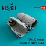 ResKit RSU48-63 1/48 Tornado exhaust nozzles for Hobby Boss kits