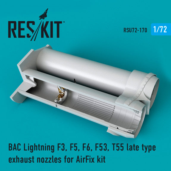ResKit RSU72-170 1/72 EE Lightning F3/6/53/T5/55 exhaust nozzles for Airfix kits